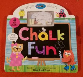 Wipe - Clean Chalk Fun WorkBook