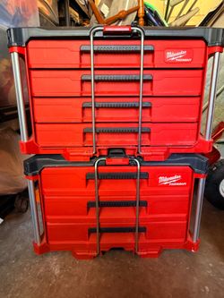 Milwaukee Packout 4 Drawer/3 Drawer Tool Boxes
