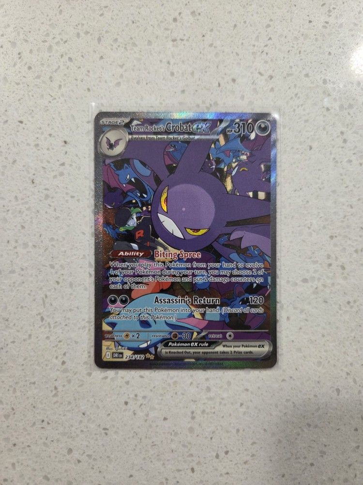 Team Rocket's Crowbat Destined Rivals SIR