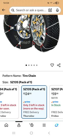 Cable tire chains