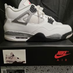 Air Jordan 4 White Cement Sz 10 
