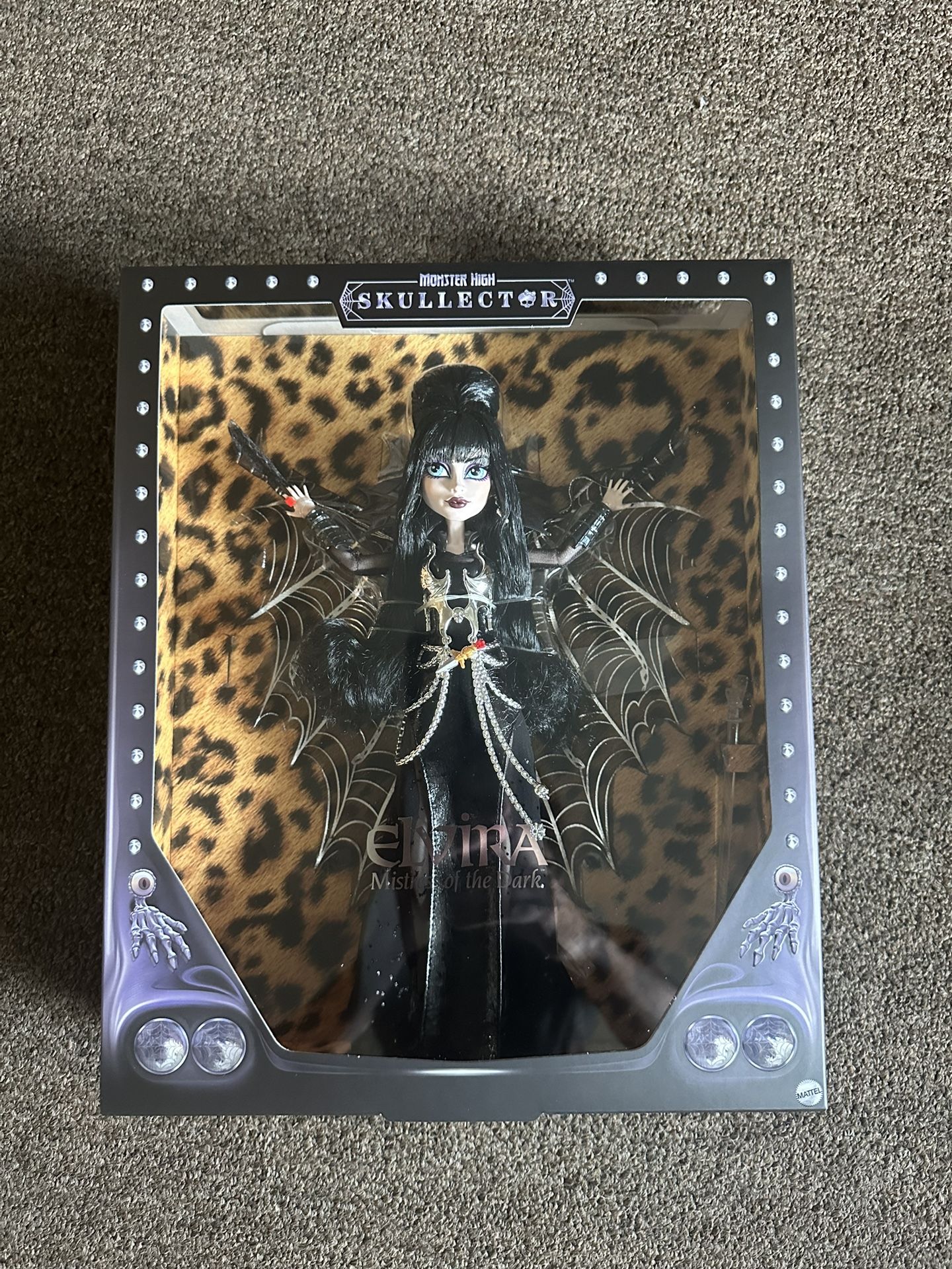 Monster High Skullector Elvira Mistress of the Dark Doll * Rare Collectible 2025