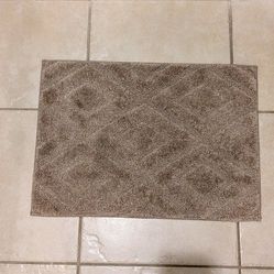 Mohawk Home Quick Dry Bath Rug, Diamonds, Linen, 17x24