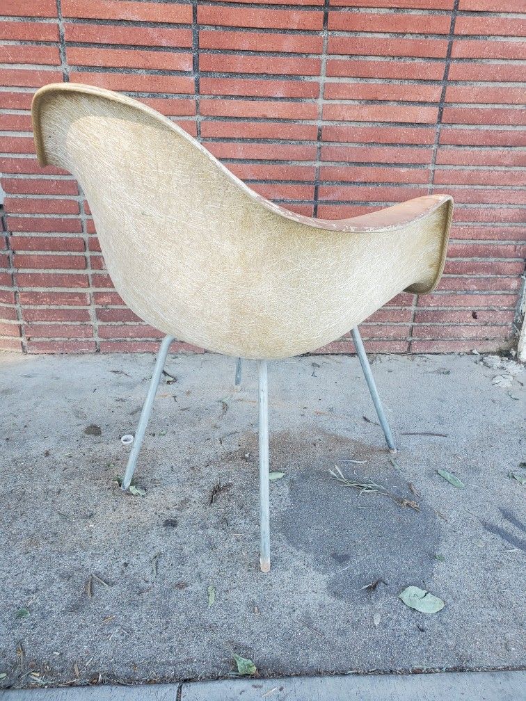 Vintage MID CENTURY Herman Miller 1st Gen Rope Edge Eames Arm Chair