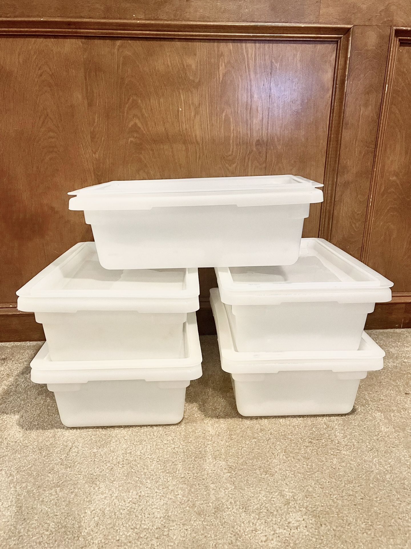 5-Food Storage w/Lids | Cambro 12x18x6