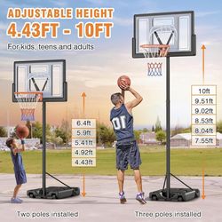 Basketball hoop, portable