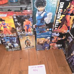 Dragonball Naruto And My Hero Academia Figures
