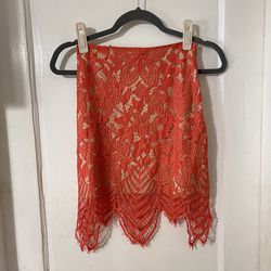 For Sienna Lace Pencil Skirt