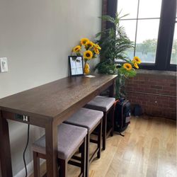 Bar Table With Stools