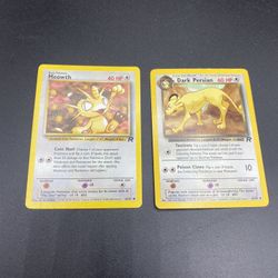 DARK PERSIAN - Team Rocket - 42/82 - Uncommon - Pokemon Card & Meowth 62/82