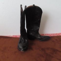 womens lucchese boots 6.5 B black