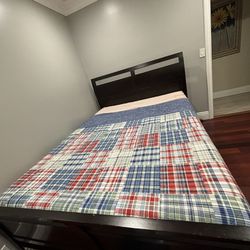 Queen Platform Bed Frame & Foundation (No mattress) 