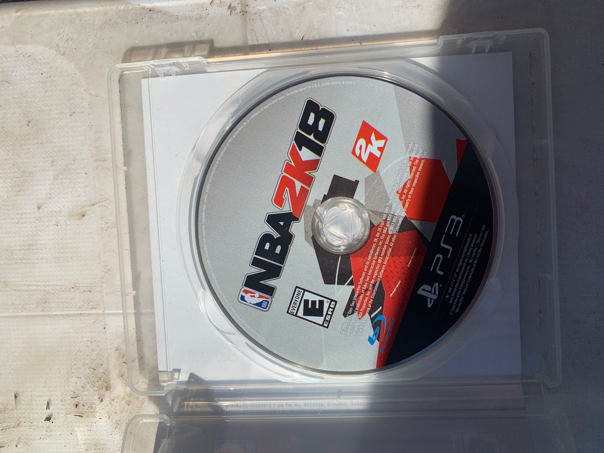 PS3 nba 18