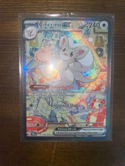 Pokémon Cinccino ex 119/086 - Temporal Forces Special Illustration Rare
