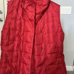 Red Puff Vest