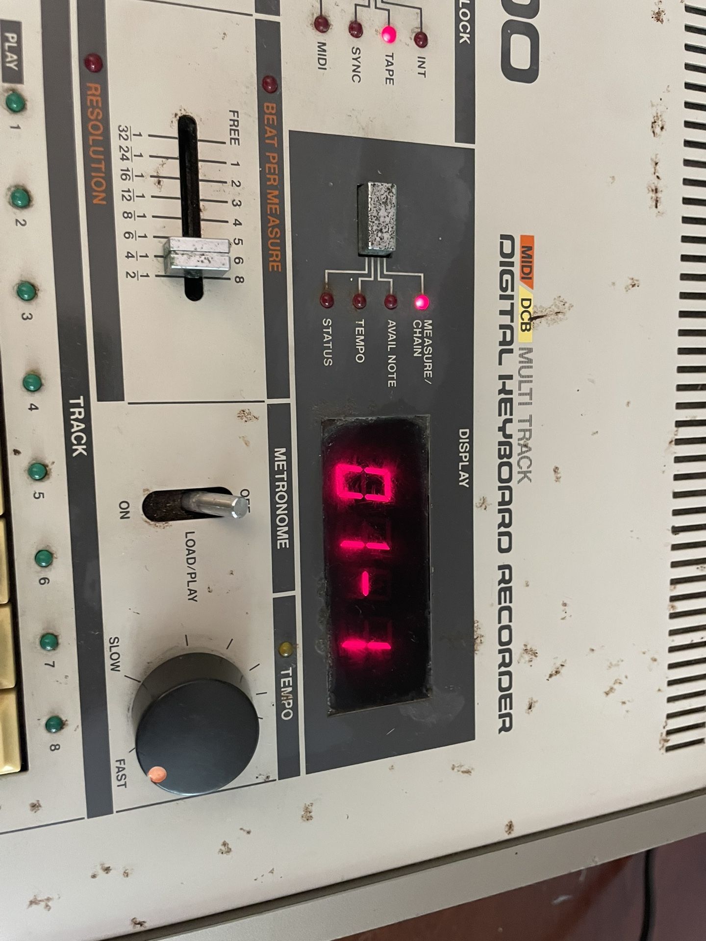 rare Roland MSQ-700 Multitrack Digital Keyboard Recorder Sequencer, Vintage DCB read”!