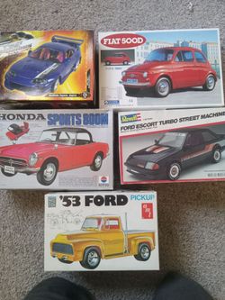 Vintage model car kits