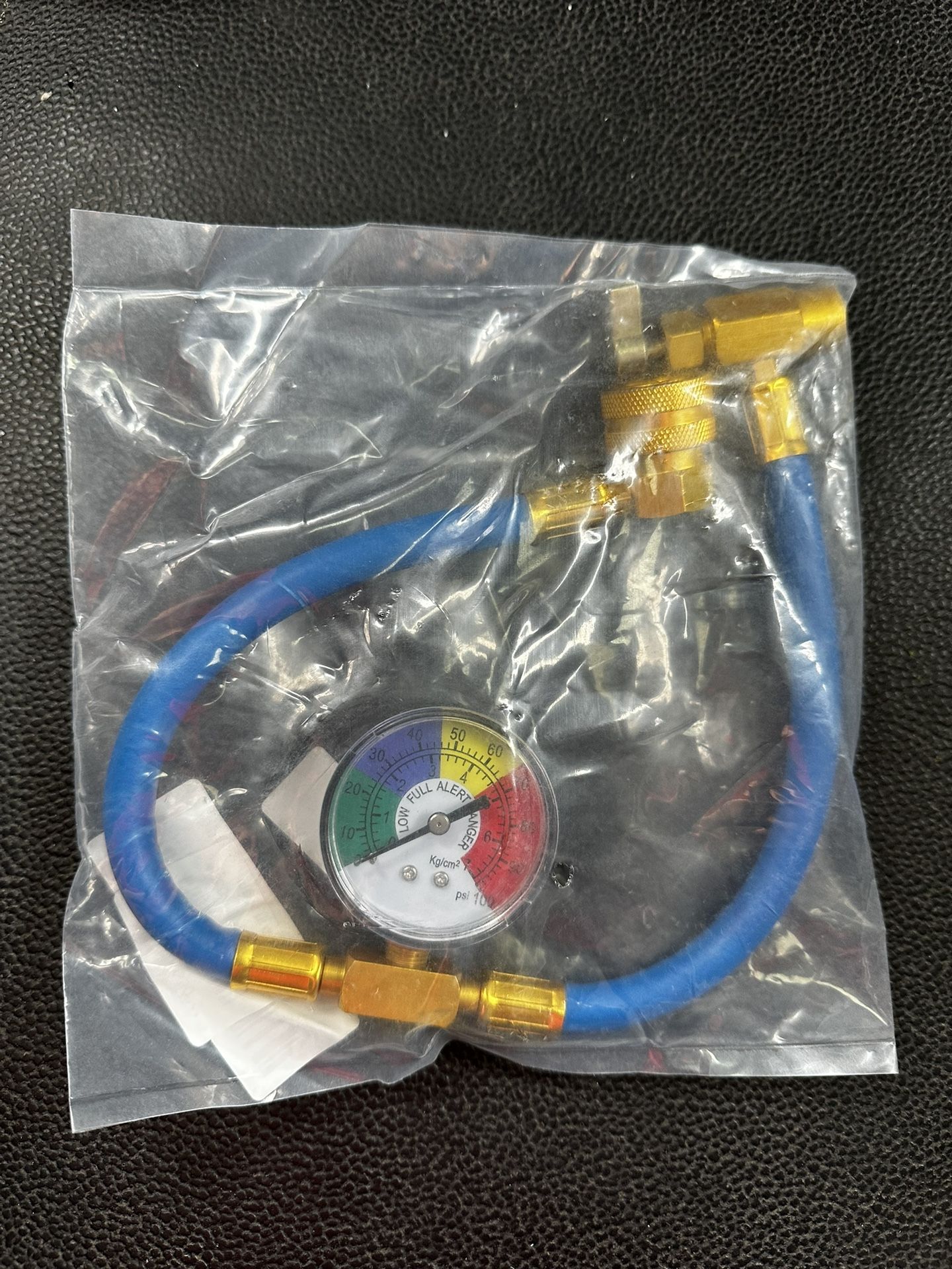 Air conditioning recharge hose kit