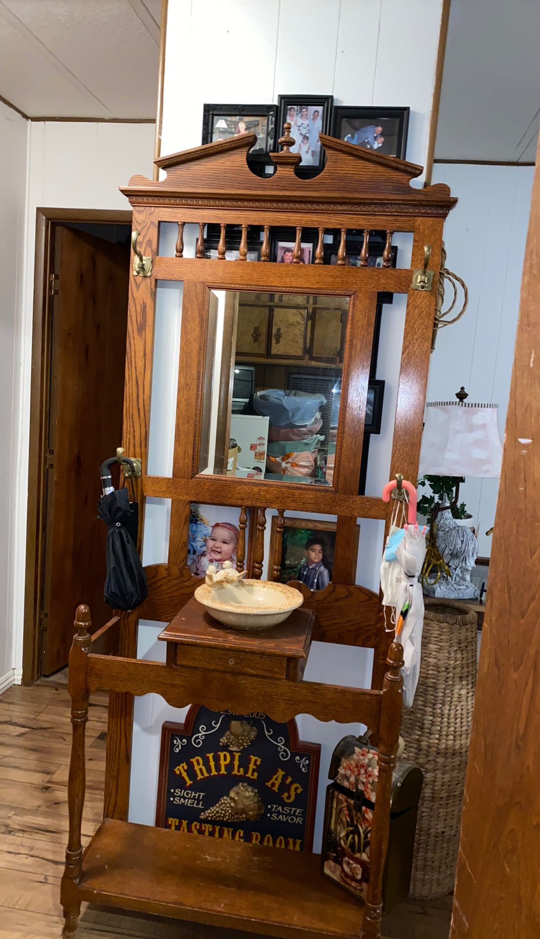 Antique entry table