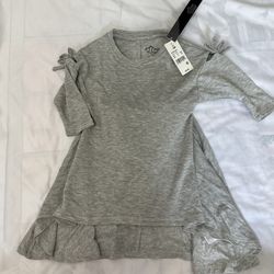 GRAY DRESS 12 MONTHS 9-12 MONTHS NEW WITH TAGS NWT 