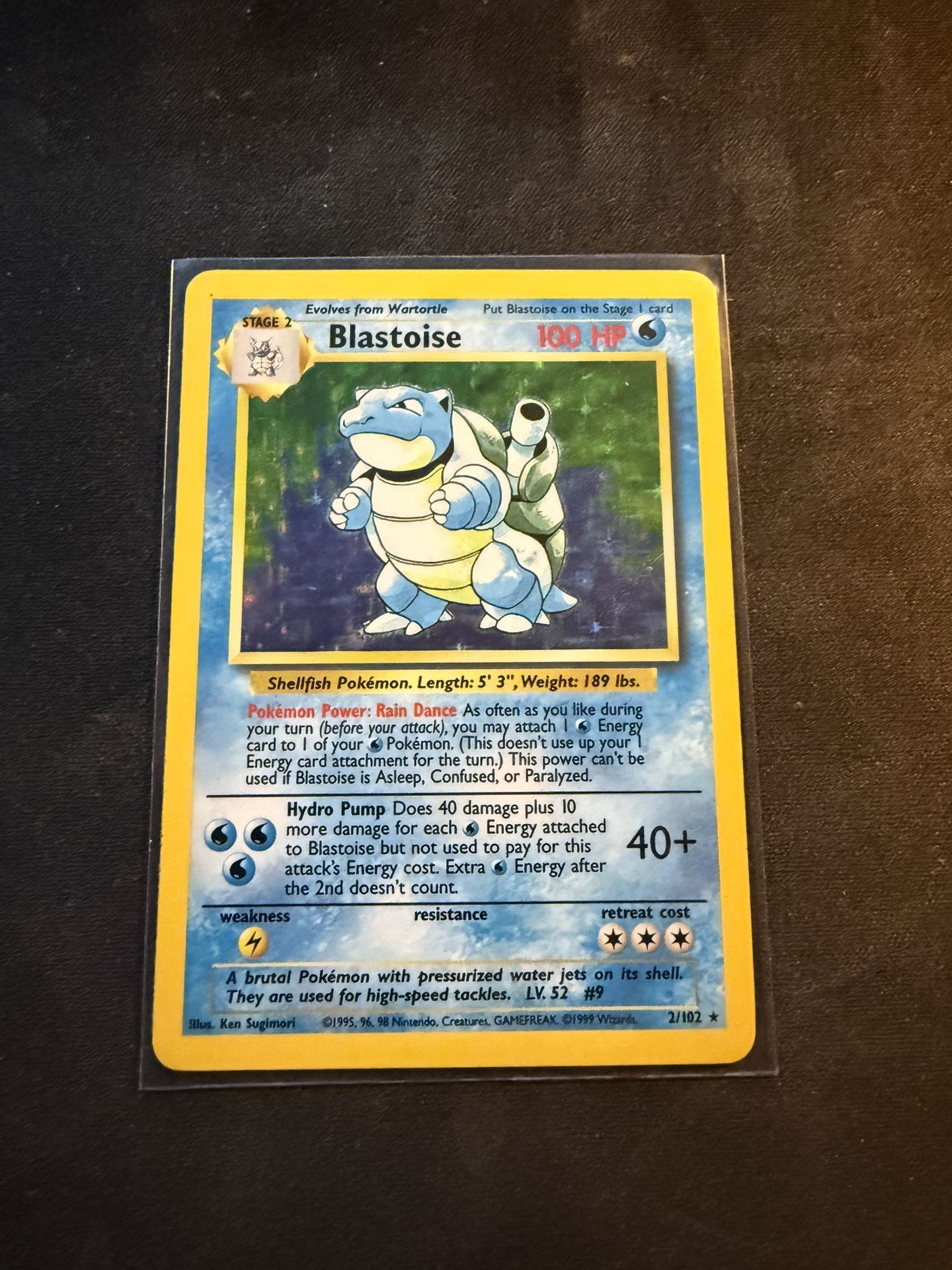 Base Set Blastoise Holo