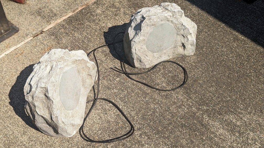 Rock Speakers For Garden Etc. 