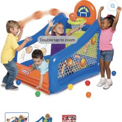 Inflatable Basketball Ball Pit