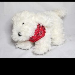 Vintage/Rare Kelly Toy Thomas U.K. West Highland White Terrier Fluffy Plush