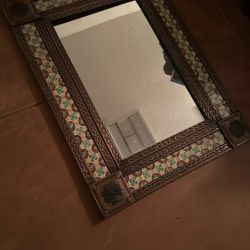 Talavera Tin Mirror 