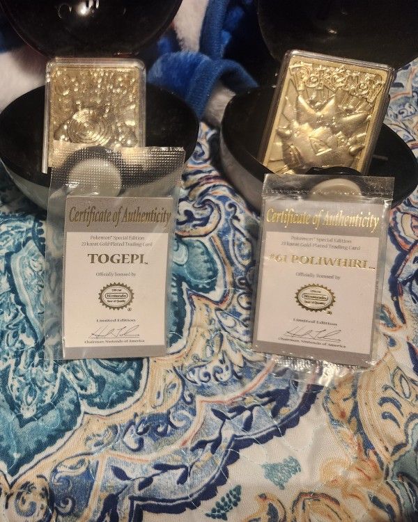 23k Gold Pokemon Cards