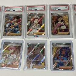 POKEMON TRAINER SLABS & SINGLES