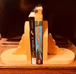 Pine Bunny Bookends