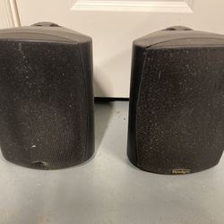 Pair of outdoor speakers:  Paradigm Stylus 150