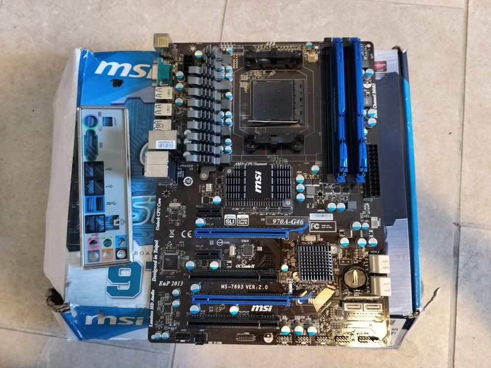MSI 970A-G43 AM3+ Motherboard