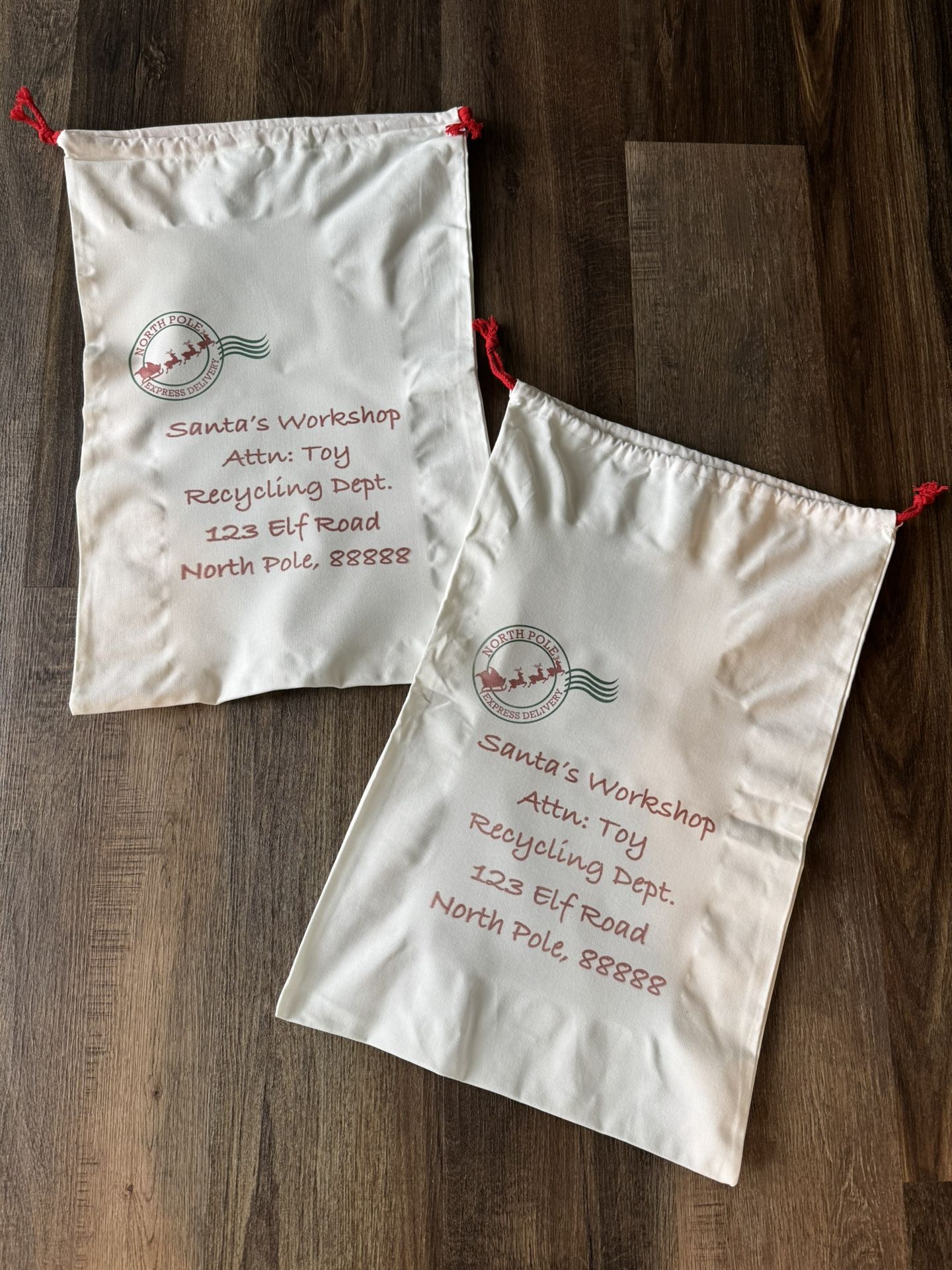 New Santa Bag For Toy Recycling