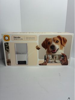 Petcube Bites 2 Lite Smart Pet Camera with Treat Dispenser – Brand New Sealed
