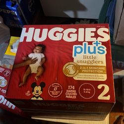 Huggies Size 2 Plus -174 cnt