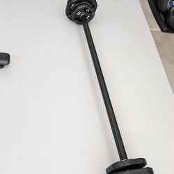 BodyRock Adjustable Weight Barbell Set
