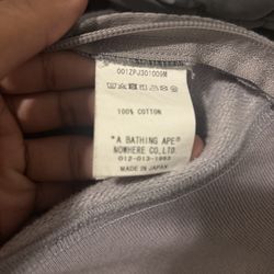 Grey Honeycomb Bape Jacket 