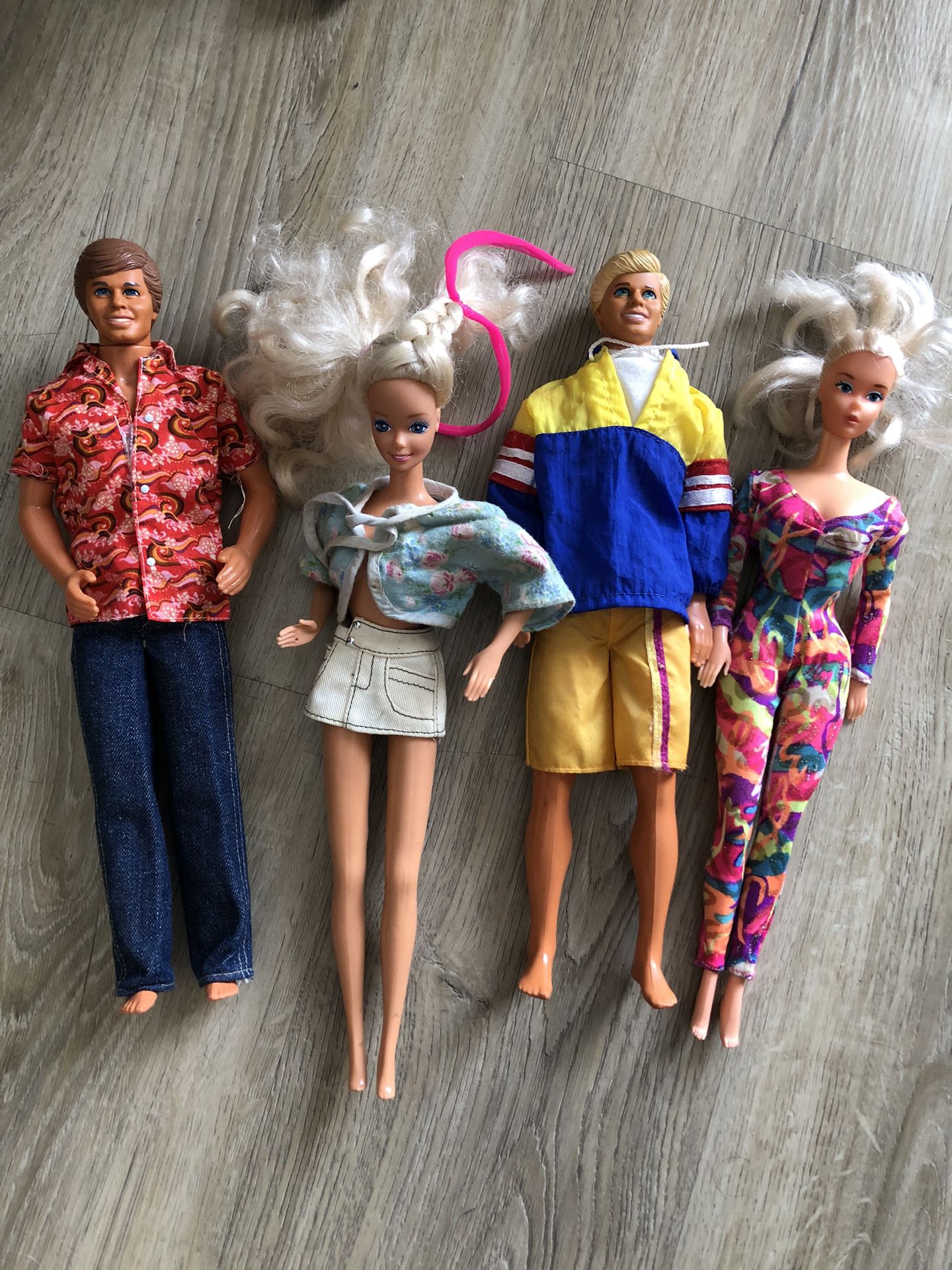 Vintage Barbie Ken And barbies