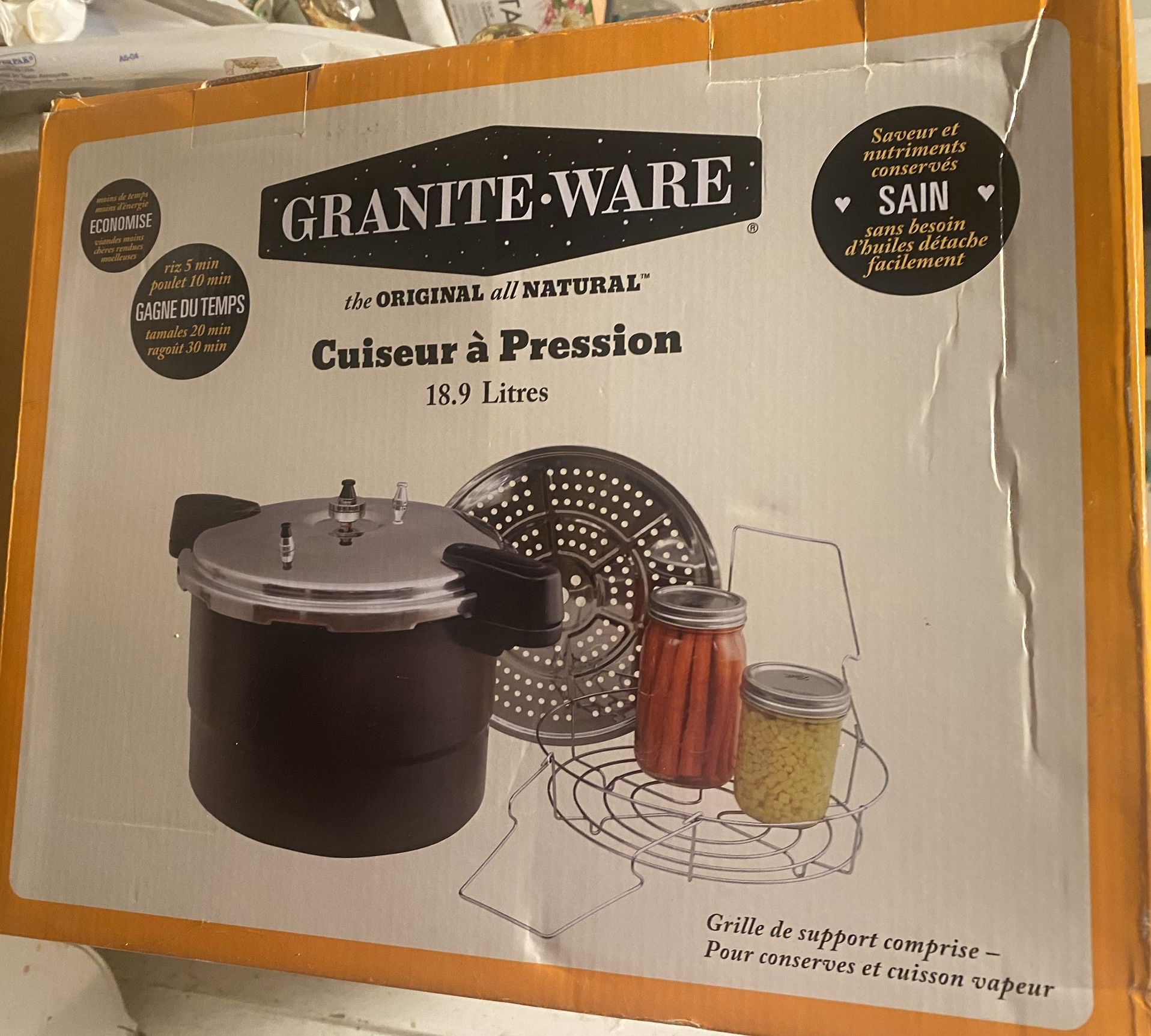 Granite Ware 20-Quart Pressure Canner/Cooker/Steamer