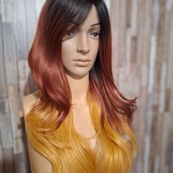 Human Hair Blend Wig