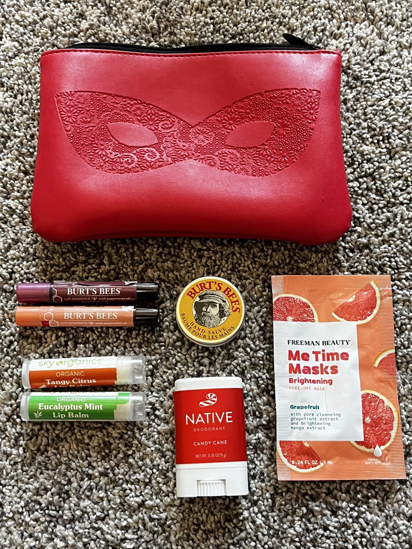 Lip & Skin Care Pouch Bundle