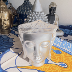 Buddha Head Statues — $10 each