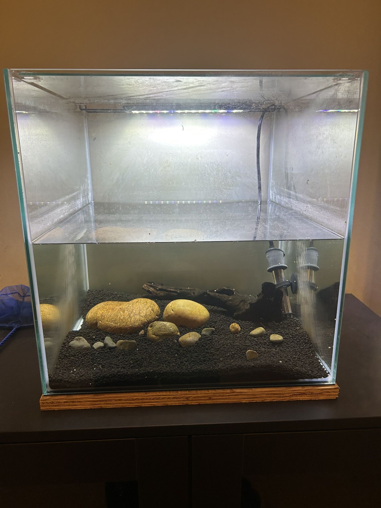 10 Gallon Glass Aquarium, Rimless Cube