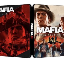 Mafia II Custom made Steelbook Case only for PS4/PS5/Xbox (No Game) New