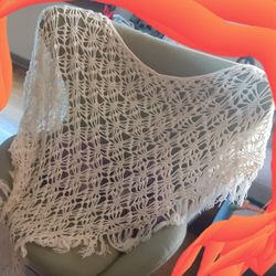 Shawl Handmade Vintage 