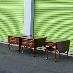Vintage table Set End Tables 