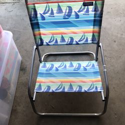 Beach Chair Used Once 