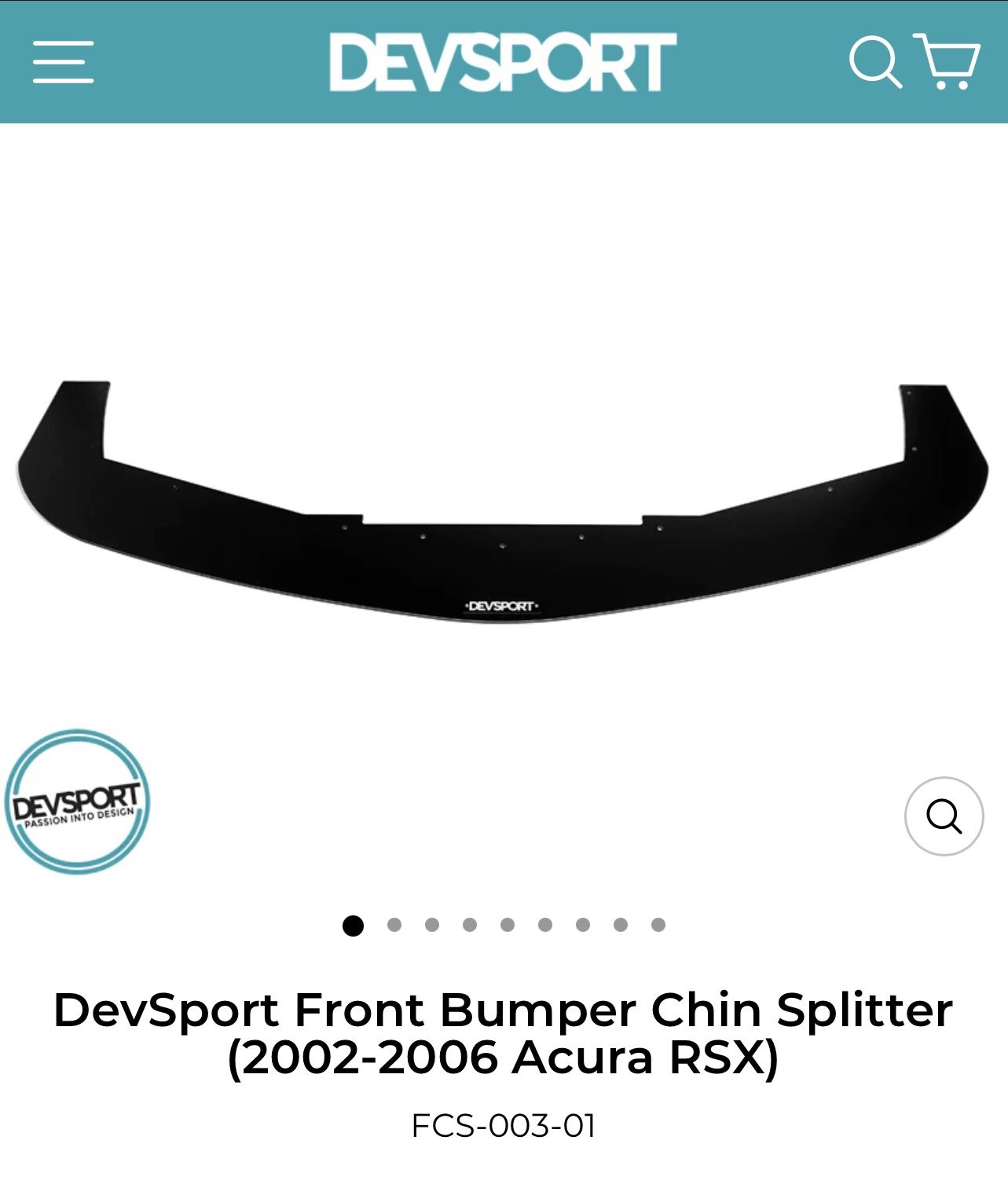 Acura Rsx DC5 Devsport Front Splitter